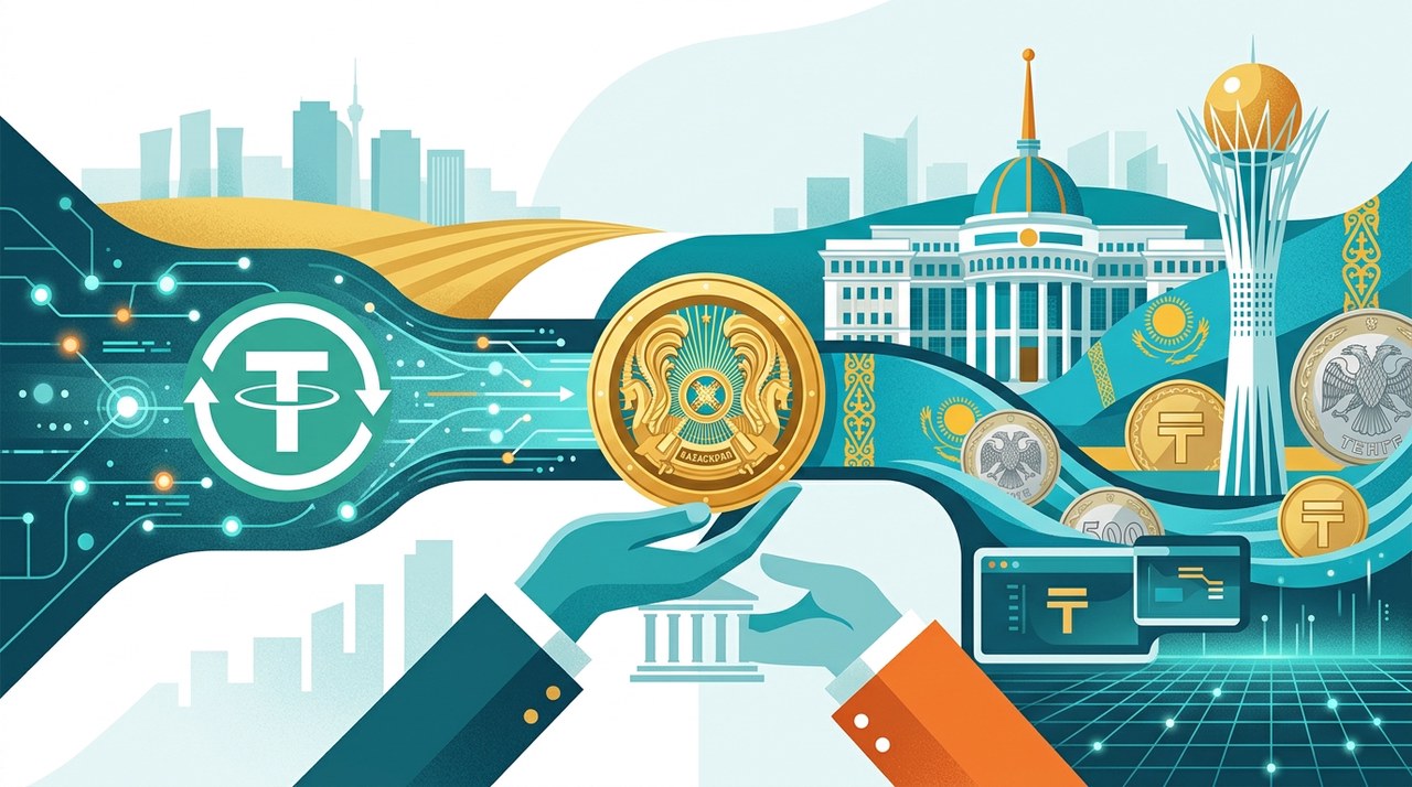 Tether จับมือคาซัคสถาน ลุยโครงการนำร่อง Stablecoin อิงเงินเต็งเก