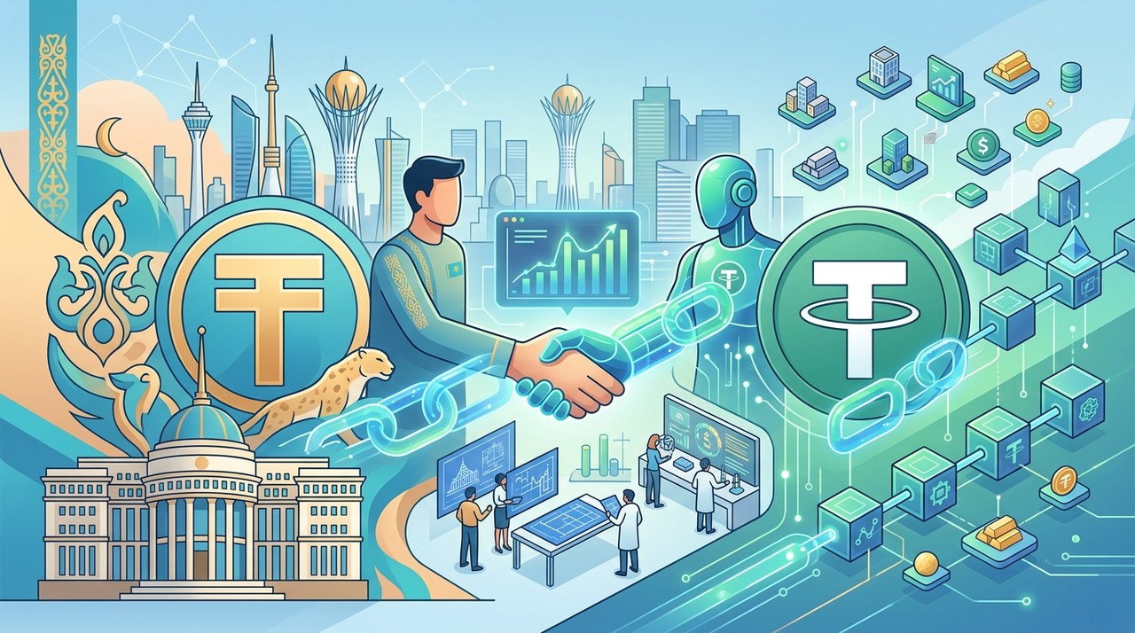 คาซัคสถานจับมือ Tether ลุยศึกษาวิจัยสเตเบิลคอยน์ตัวใหม่