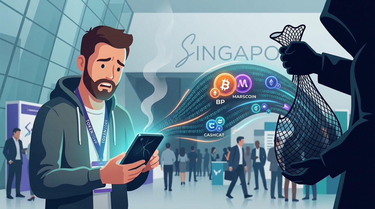 เทรดเดอร์คริปโตโดนสูบวอลเล็ตเกลี้ยง! สูญกว่า 4 ล้านดอลลาร์กลางงาน TOKEN2049