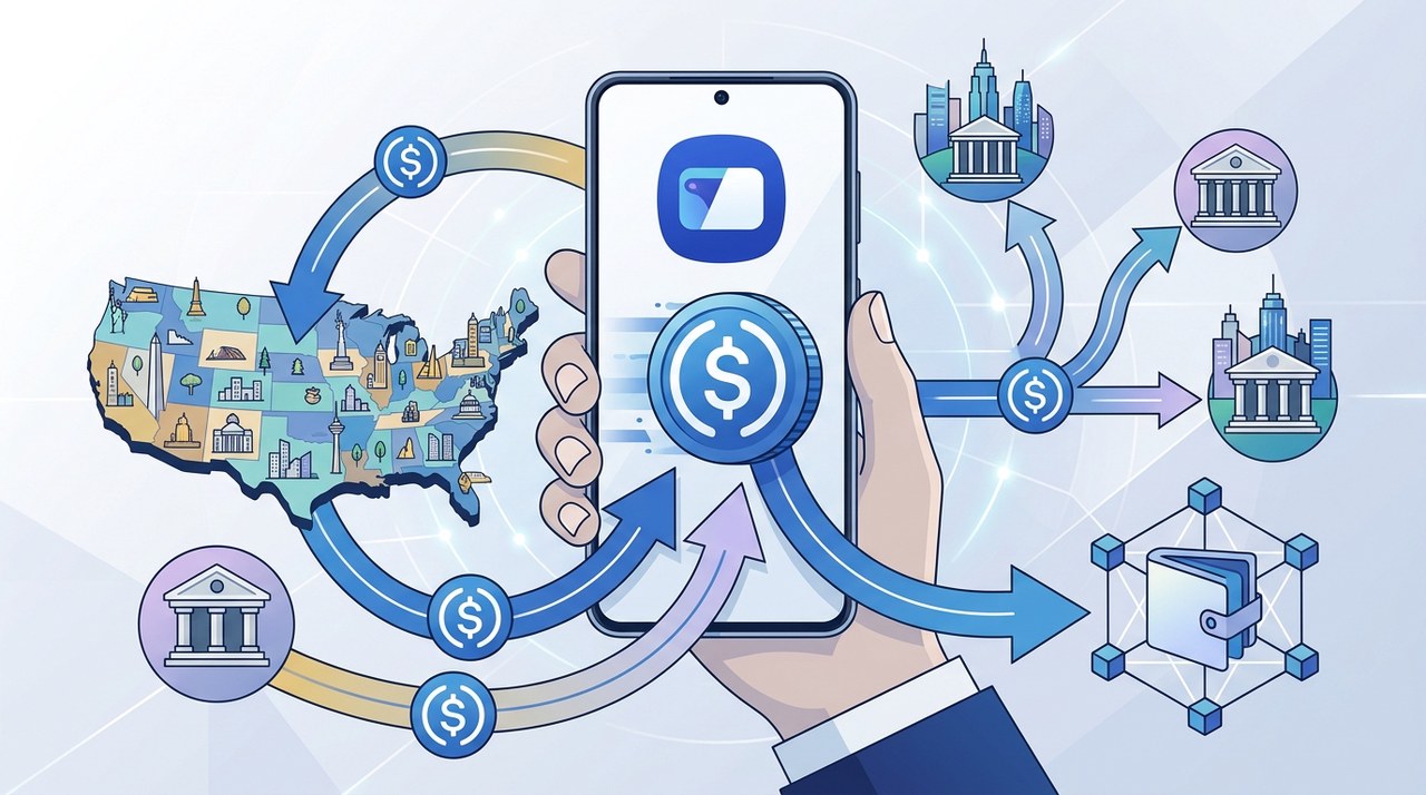 Samsung Wallet เพิ่มฟีเจอร์โอน USDC สำหรับผู้ใช้ Galaxy ในสหรัฐฯ