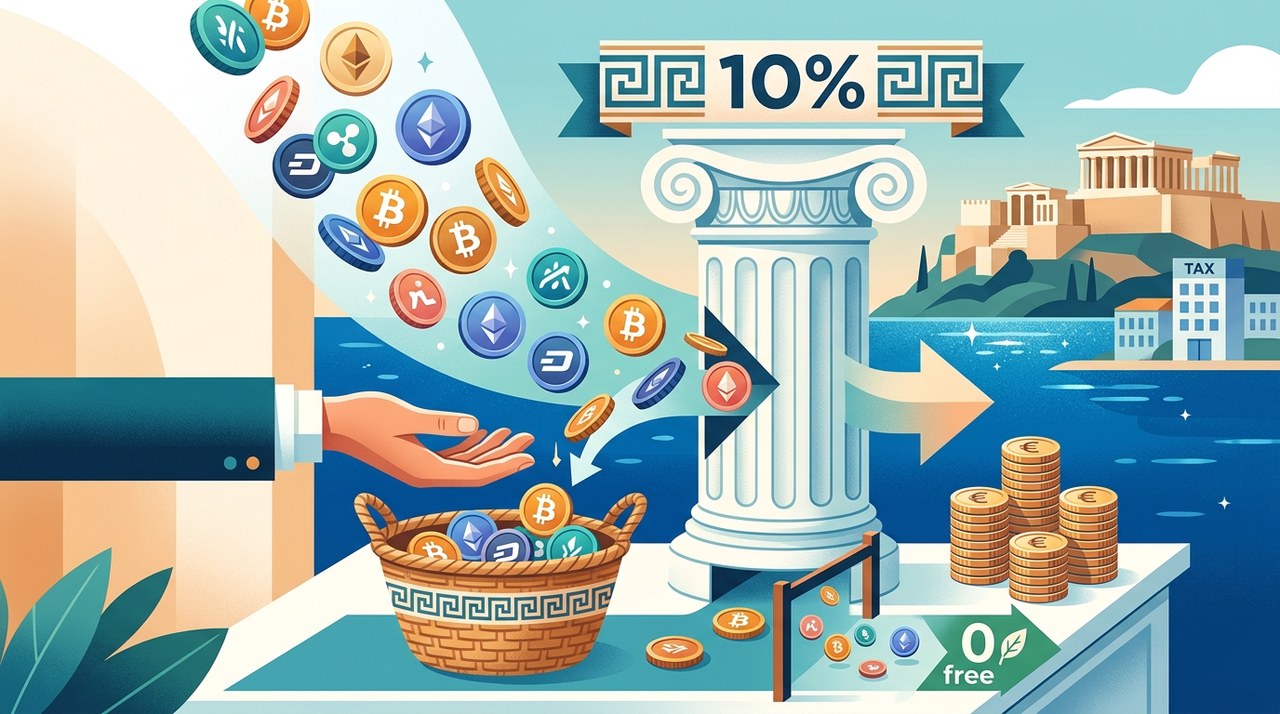 กรีซชงภาษีคริปโต 10% จากกำไรการลงทุน