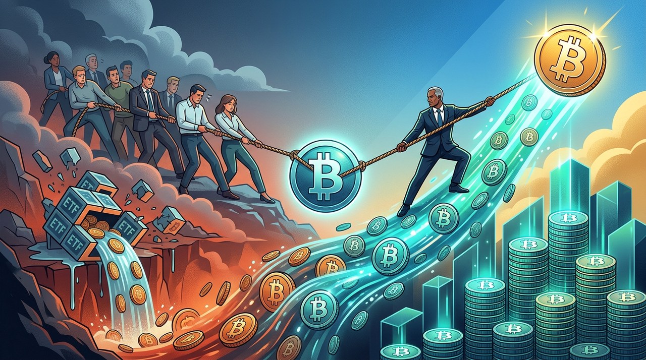 Bitcoin ETF เงินไหลออก 90 ล้านดอลลาร์ แม้ BlackRock จะเดินหน้าช้อนซื้อต่อเนื่อง