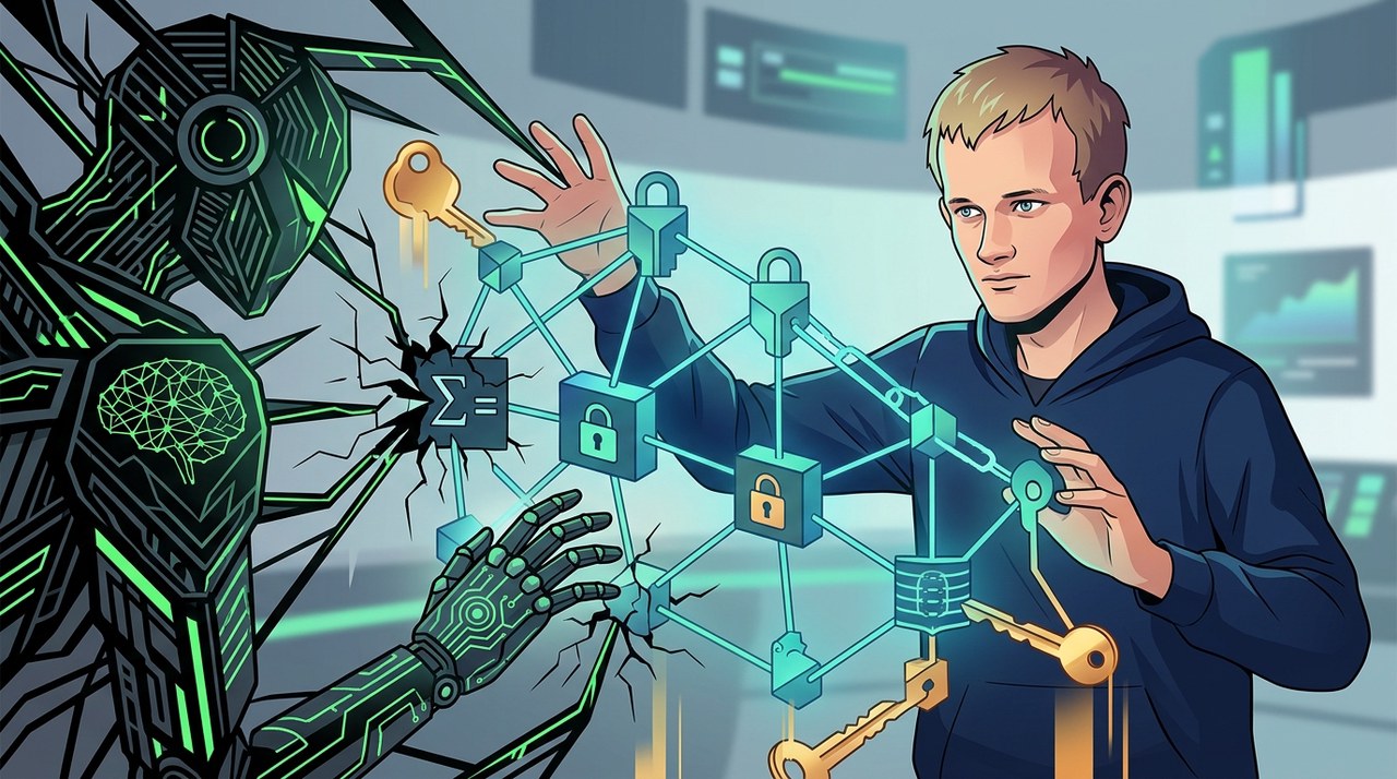 Vitalik Buterin เตือนอย่าเพิ่งรีบร้อนย้ายกระเป๋าคริปโต แม้ AI อาจคุกคามระบบเข้ารหัส