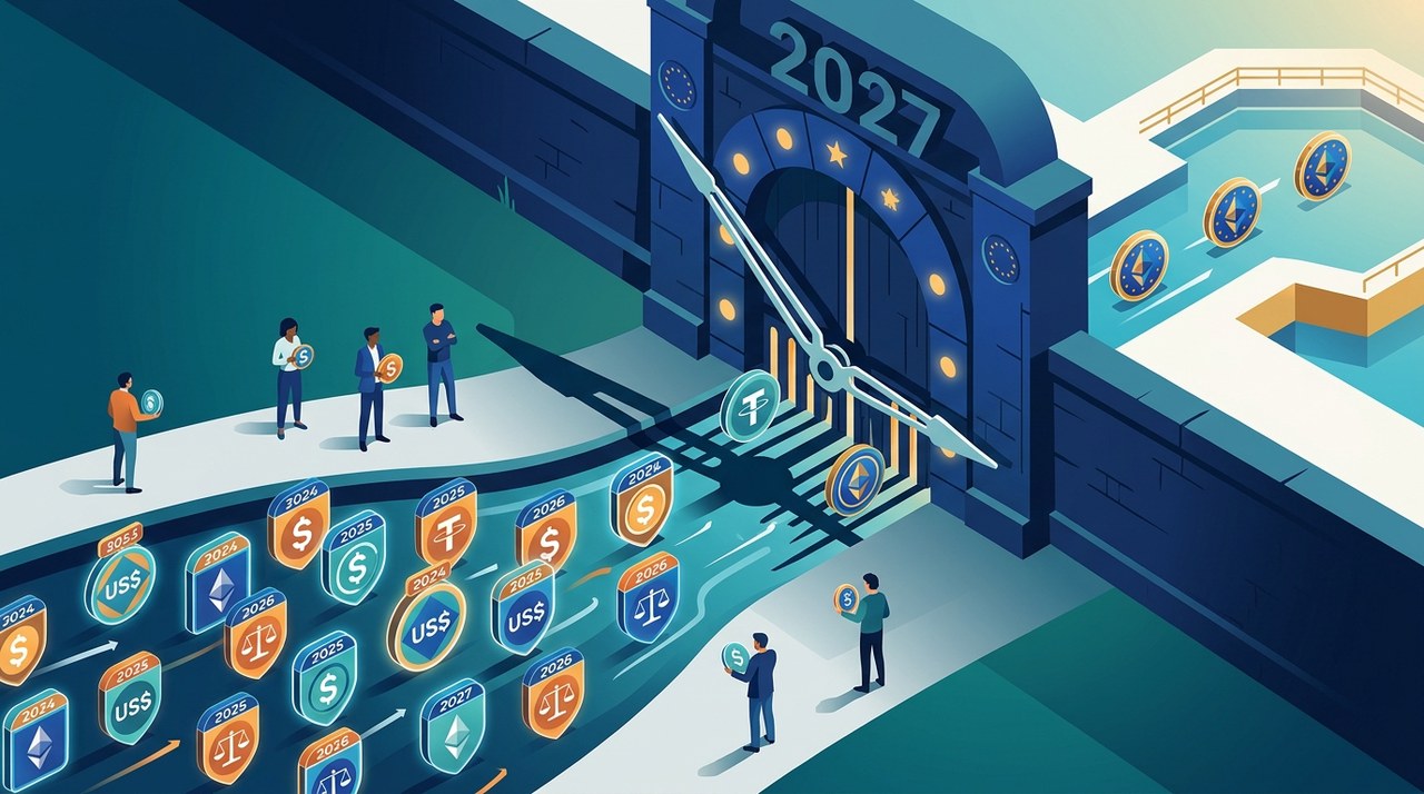สหภาพยุโรปเคาะเส้นตายปี 2027 ถอดเหรียญ Stablecoin ที่ไม่ได้รับอนุญาตออกจากกระดานเทรด