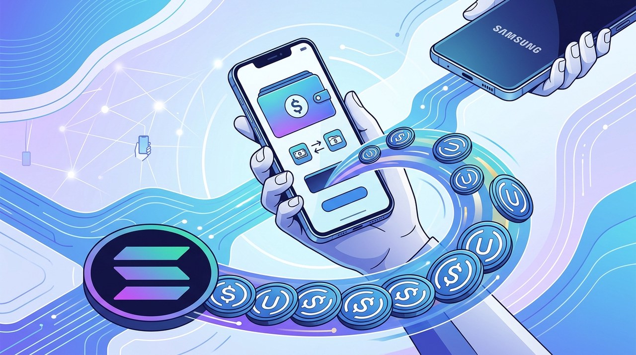 Samsung Wallet จับมือ Solana เปิดโอน USDC บนอุปกรณ์ Galaxy 82 ล้านเครื่องในสหรัฐฯ