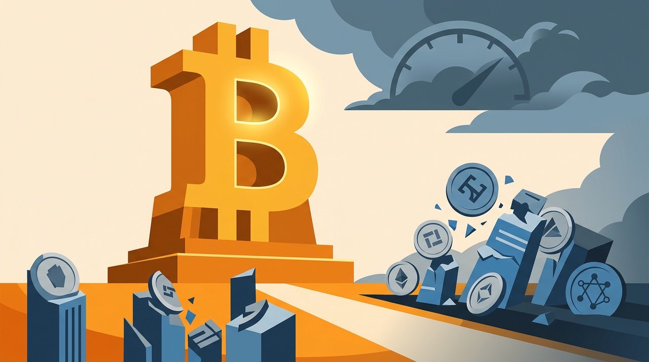 Bitcoin Dominance Hits 60% as Altcoins Fall Ahead of CPI